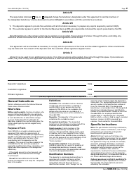 IRS Form 5305-EA Coverdell Education Savings Custodial Account (Under Section 530 of the Internal Revenue Code), Page 2