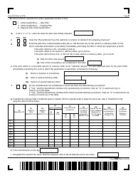IRS Form 5307 Application for Determination for Adopters of Master or Prototype or Volume Submitter Plans, Page 2