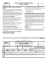 IRS Form 8283-V Download Fillable PDF Or Fill Online Payment Voucher ...