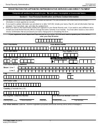 Form SSA-1699 &quot;Registration for Appointed Representative Services and Direct Payment&quot;, Page 3