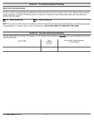 Form SSA-1699 &quot;Registration for Appointed Representative Services and Direct Payment&quot;, Page 4