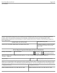 Form SSA-4-BK Application for Child&#039;s Insurance Benefits, Page 6