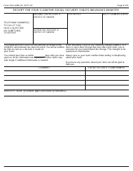 Form SSA-4-BK Application for Child&#039;s Insurance Benefits, Page 8