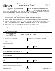 Document preview: IRS Form 9783 Electronic Federal Tax Payment System Individual Enrollment