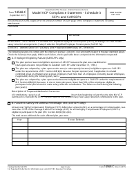 IRS Form 14568-C Schedule 3 Model Vcp Compliance Statement - Seps and Sarseps