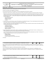 IRS Form 14581-G Employee or Independent Contractor Compliance Self-assessment for Public Employers, Page 2
