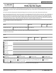 Document preview: IRS Form 14652 (VN) Civil Rights Compliant (Vietnamese)