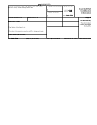 IRS Form 5498-ESA Coverdell Esa Contribution Information, Page 2
