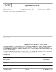 Document preview: IRS Form 12673 Agreement to Bid