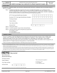 Document preview: IRS Form 13973 Health Coverage Tax Credit (Hctc) Blank Payment Coupon