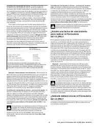 Instrucciones para IRS Formulario 941-X (PR) Ajuste a La Declaracion Federal Trimestral Del Patrono O Reclamacion De Reembolso (Puerto Rican Spanish), Page 4