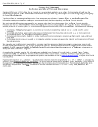 Form SSA-8510 Authorization for the Social Security Administration to Obtain Personal Information, Page 2