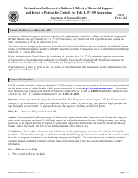 Document preview: Instructions for USCIS Form I-363 Request to Enforce Affidavit of Financial Support and Intent to Petition for Legal Custody for Public Law 97-359 Amerasian