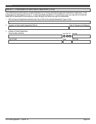 USCIS Form I-690 Supplement 1 Applicants With a Class a Tuberculosis Condition (As Defined by Health and Human Services Regulations), Page 3