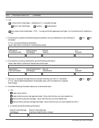 USCIS Form I-800A Application for Determination of Suitability to Adopt a Child From a Convention Country, Page 2