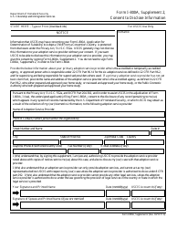 Document preview: USCIS Form I-800A Supplement 2 Consent to Disclose Information