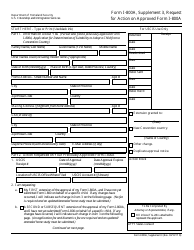Document preview: USCIS Form I-800A Supplement 3 Request for Action on Approved Form I-800a