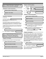 USCIS Form I-905 Application for Authorization to Issue Certification for Health Care Workers, Page 3