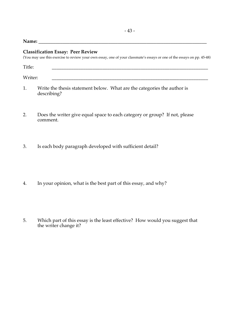 Excerpt Handbook Classification, Page 4