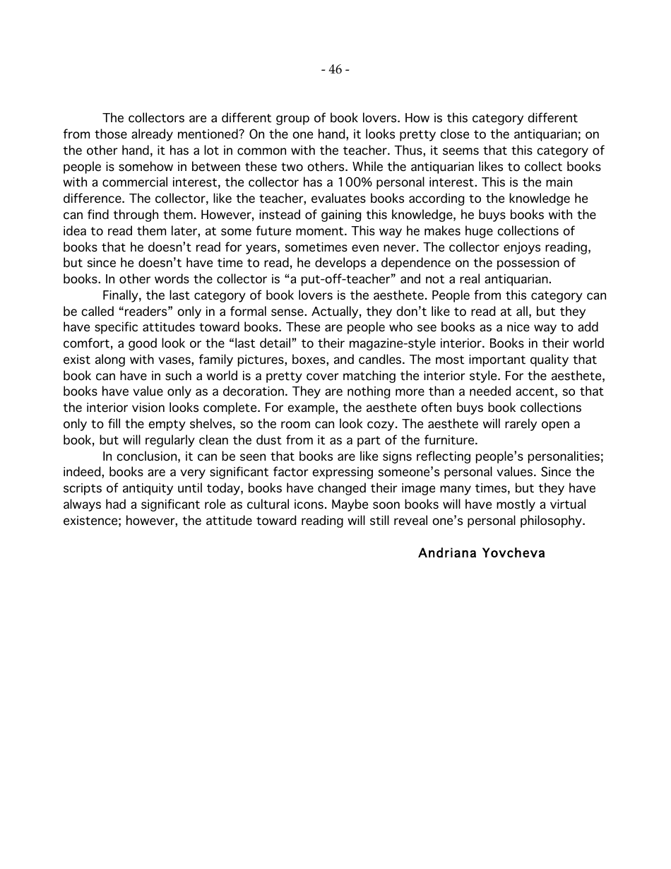 Excerpt Handbook Classification, Page 6