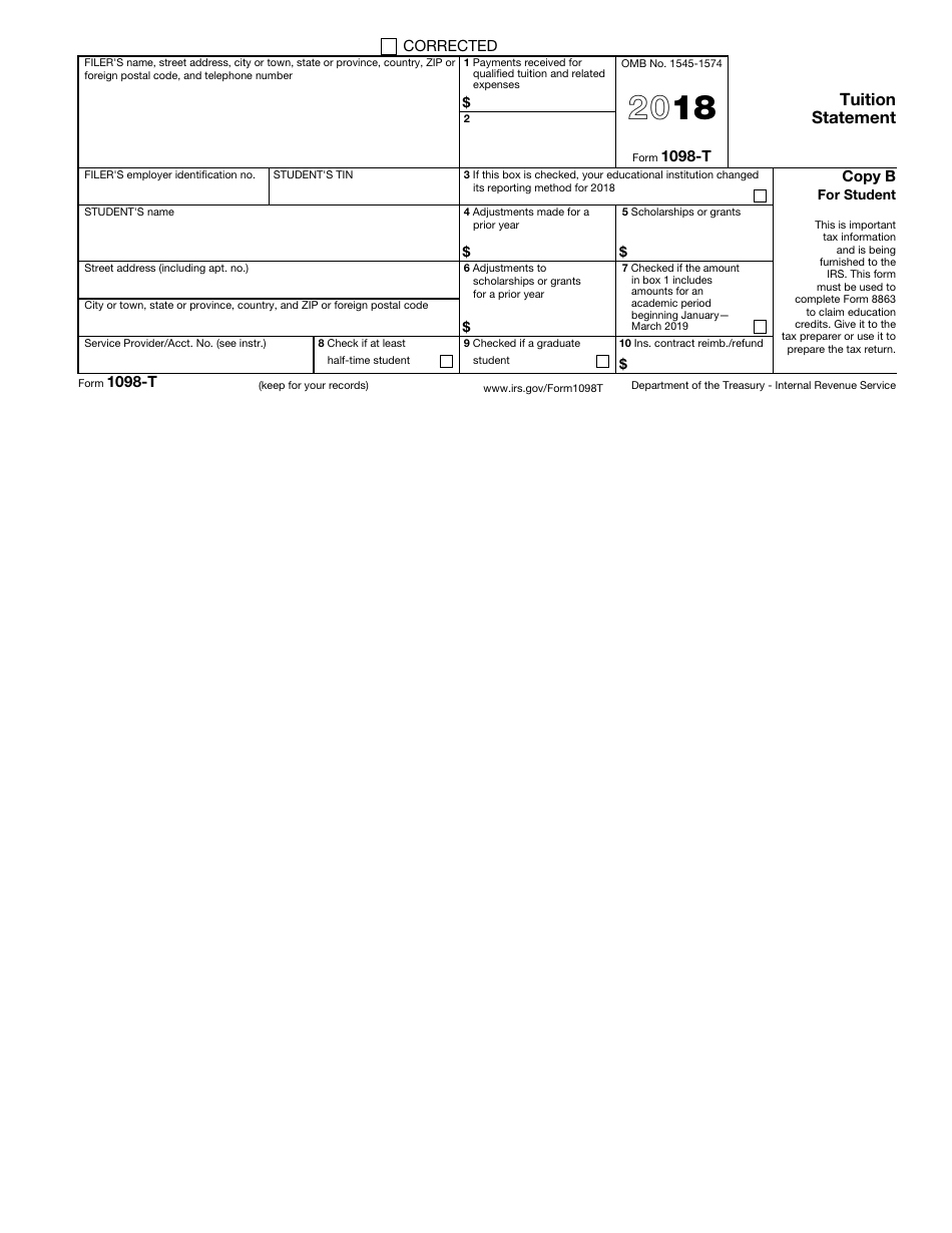 IRS Form 1098-t Tuition Statement, Page 3