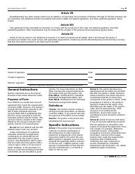 IRS Form 5305-R Roth Individual Retirement Trust Account, Page 2