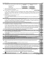 IRS Form 1128 Application to Adopt, Change or Retain a Tax Year, Page 4
