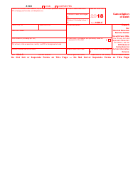 IRS Form 1099-C Cancellation of Debt, Page 2