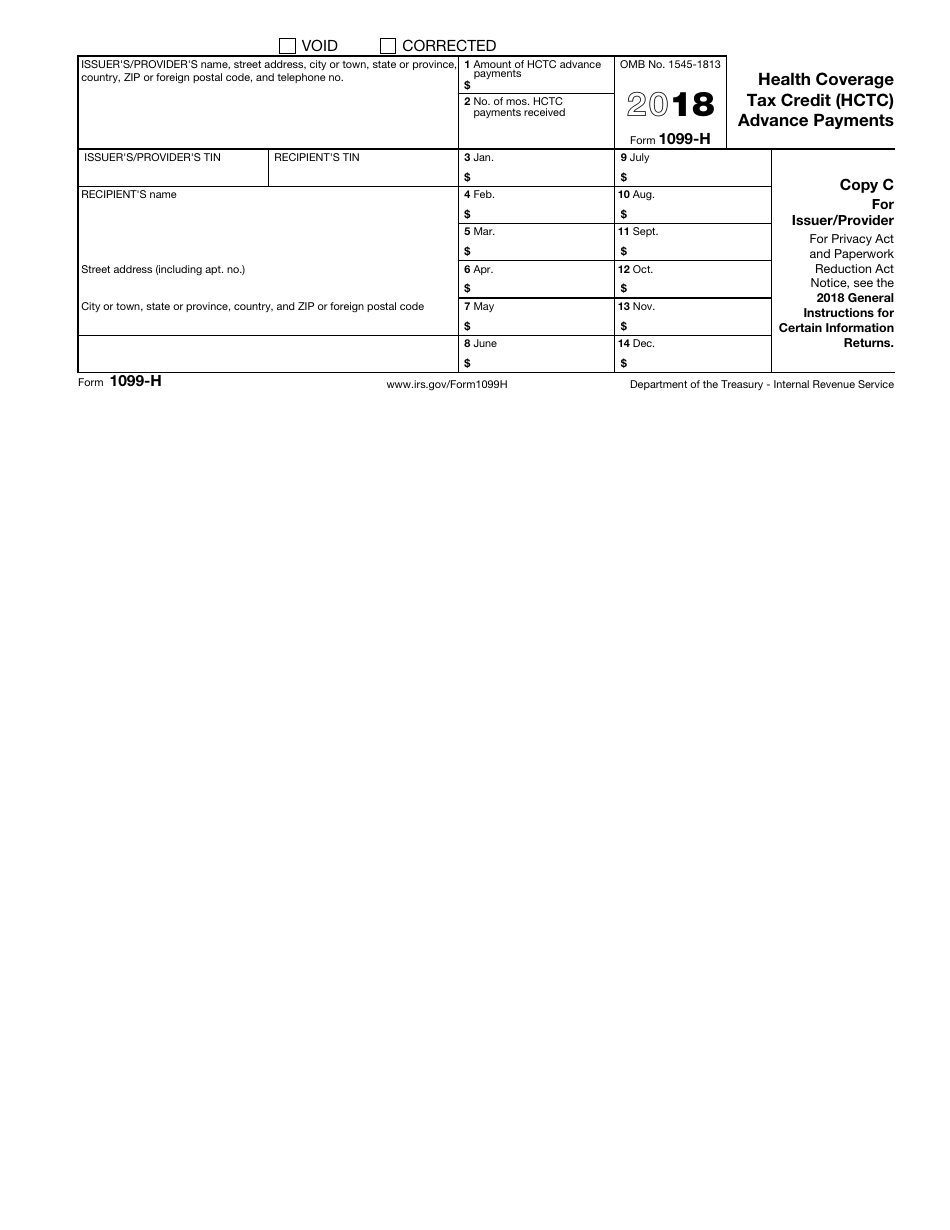 IRS Form 1099-H Health Coverage Tax Credit (Hctc) Advance Payments, Page 4