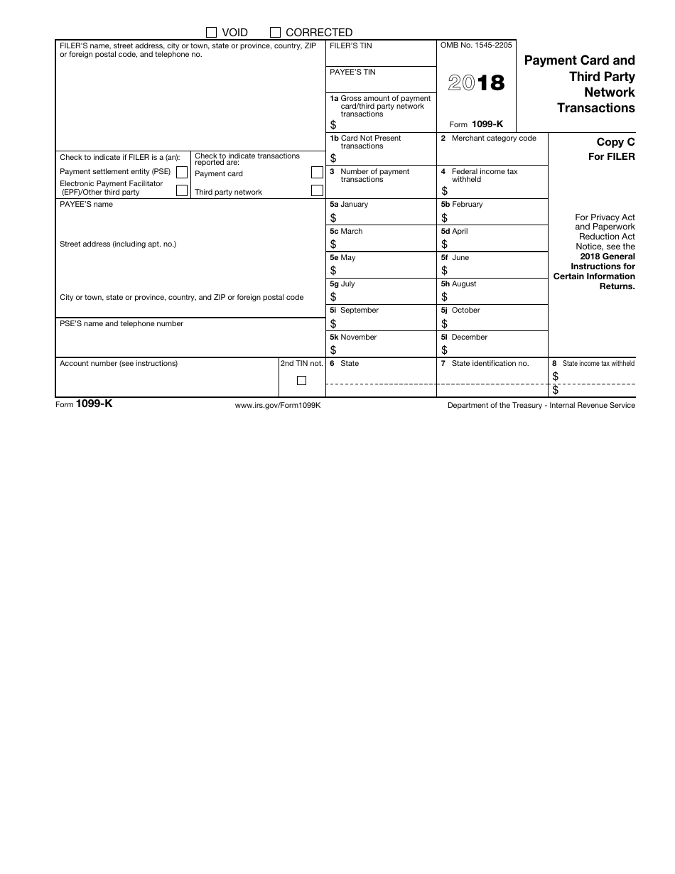 IRS Form 1099-K Payment Card and Third Party Network Transactions, Page 7