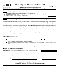 IRS Form 8879-S IRS E-File Signature Authorization for Form 1120s