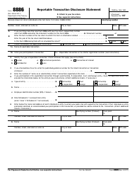IRS Form 8886 Reportable Transaction Disclosure Statement, Page 2