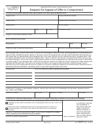 IRS Form 13711 Request for Appeal of Offer in Compromise