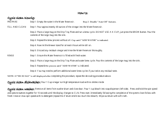 Sample Daily, Weekly, Monthly Cleaning Schedule, Page 2