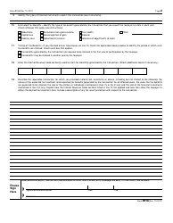 IRS Form 8918 Material Advisor Disclosure Statement, Page 3