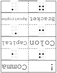 Domino Alphabet Flash Cards Templates, Page 7