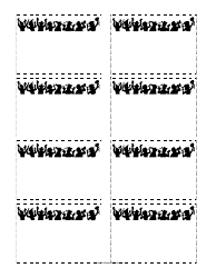 Document preview: Party Name Tag Template