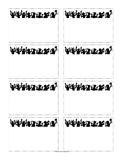 Party Name Tag Template
