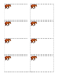 Document preview: Pony Name Tag Template