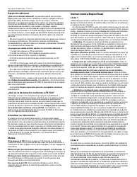 IRS Formulario W-9(sp) Solicitud Y Certificacion Del Numero De Identificacion Del Contribuyente (Spanish), Page 3