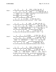 Document preview: In Christ Alone - Chords and Lyrics Sheet Music