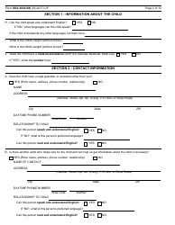 Form SSA-3820-BK Disability Report - Child, Page 4