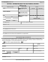 Form SSA-3820-BK Disability Report - Child, Page 8