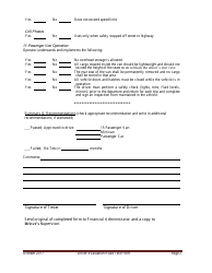Driver Evaluation Road Test Form - Goucher College, Page 2