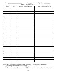 Document preview: Aa/Na Sign-In Sheet