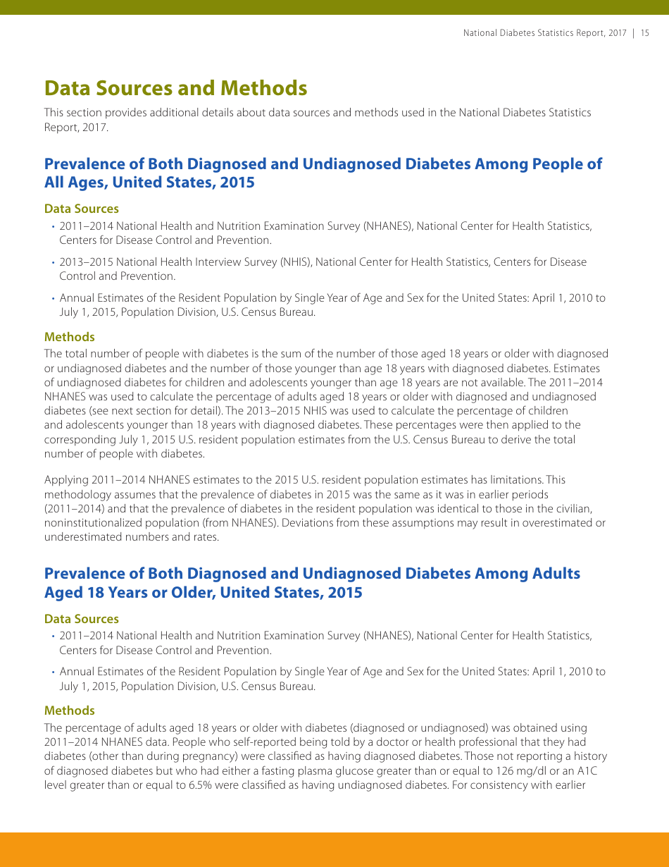 National Diabetes Statistics Report, Page 15