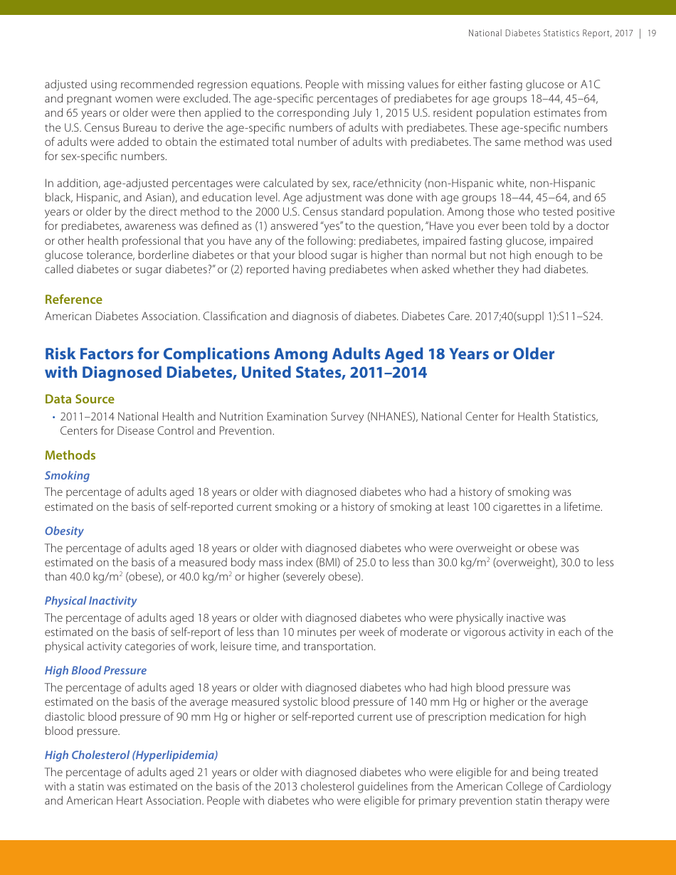 National Diabetes Statistics Report, Page 19