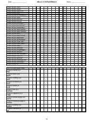 Ablls-R Intraverbals Tracking Sheet Templates, Page 10