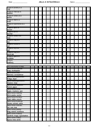 Ablls-R Intraverbals Tracking Sheet Templates, Page 11