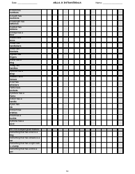 Ablls-R Intraverbals Tracking Sheet Templates, Page 14